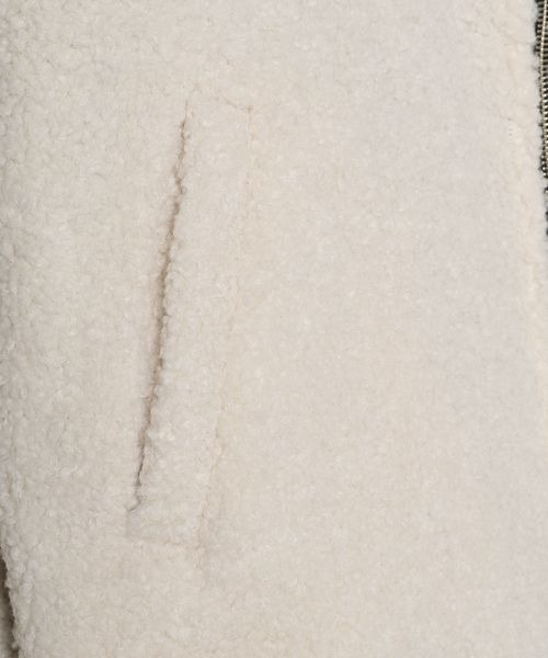 LOWRYS FARM（ローリーズファーム）の「ノーカラーボアブルゾン　282347（ブルゾン・メンズ・ブラック/ブラウン/アイボリー・MEDIUM/LARGE）」の18枚目の写真