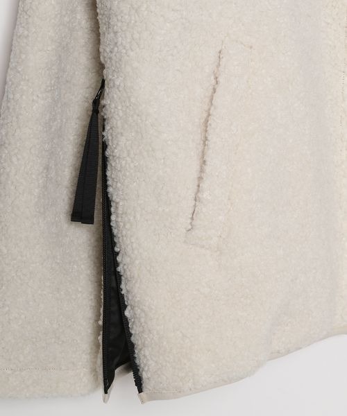 LOWRYS FARM（ローリーズファーム）の「ノーカラーボアブルゾン　282347（ブルゾン・メンズ・ブラック/ブラウン/アイボリー・MEDIUM/LARGE）」の14枚目の写真