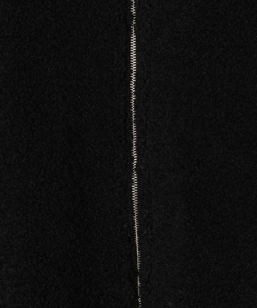 LOWRYS FARM（ローリーズファーム）の「ノーカラーボアブルゾン　282347（ブルゾン・メンズ・ブラック/ブラウン/アイボリー・MEDIUM/LARGE）」の22枚目の写真