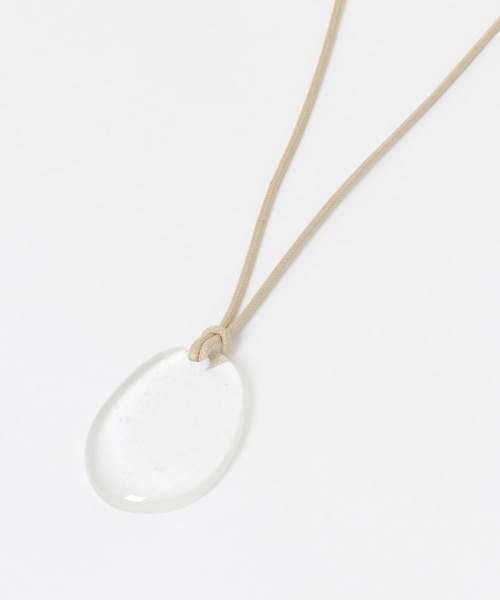 URBAN RESEARCH DOORS(アーバンリサーチドアーズ)の「ガラスオーバルネックレス(ネックレス・レディース・クリア/ブラウン・ONE)」の6枚目の写真