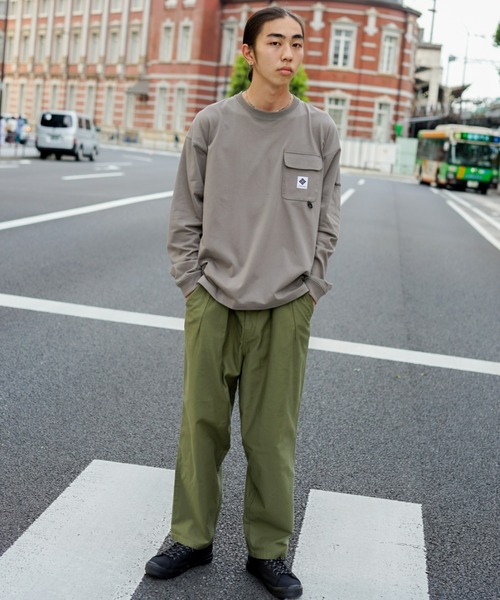 Columbia(コロンビア)の「【ZOZOTOWN限定】columbia/コロンビア インペリアルパークポケットロンT/ポケットロンT 無地 ワンポイント/吸湿速乾 PM0635(Tシャツ/カットソー・メンズ・ホワイト/ブラック/ベージュ/カーキ・M/L/XL/XXL)」の9枚目の写真