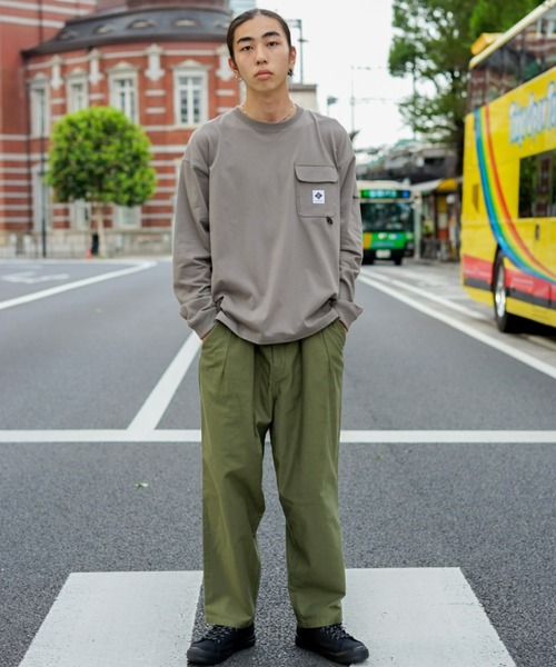 Columbia(コロンビア)の「【ZOZOTOWN限定】columbia/コロンビア インペリアルパークポケットロンT/ポケットロンT 無地 ワンポイント/吸湿速乾 PM0635(Tシャツ/カットソー・メンズ・ホワイト/ブラック/ベージュ/カーキ・M/L/XL/XXL)」の10枚目の写真