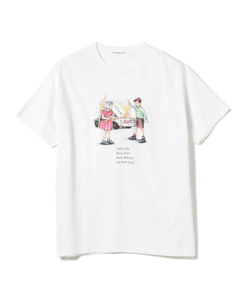 F-LAGSTUF-F（フラグスタフ）の「F-LAGSTUF-F / BABYLON TEE（Tシャツ/カットソー・メンズ・ホワイト・MEDIUM/LARGE/X-LARGE）」の2枚目の写真