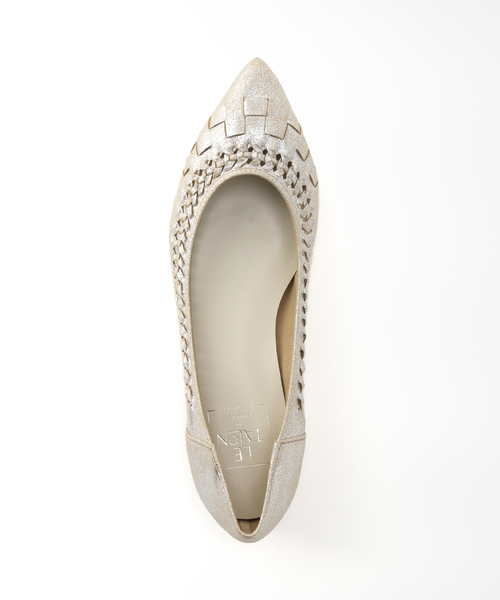 LE TALON（ルタロン）の「ポインテッドサシメッシュフラット（パンプス・レディース・ブラック系その他/シルバー・22.5cm/23cm/23.5cm/24cm/24.5cm/25.5cm/25cm/22cm）」の7枚目の写真