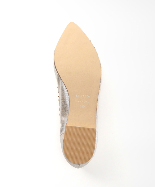 LE TALON（ルタロン）の「ポインテッドサシメッシュフラット（パンプス・レディース・ブラック系その他/シルバー・22.5cm/23cm/23.5cm/24cm/24.5cm/25.5cm/25cm/22cm）」の9枚目の写真