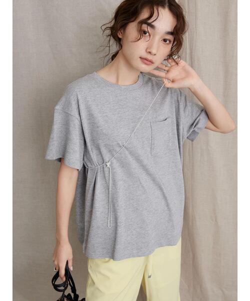 AMERICAN HOLIC(アメリカンホリック)の「きちんとポケットTシャツ2(Tシャツ/カットソー・レディース・グレー系その他・L/M)」の3枚目の写真