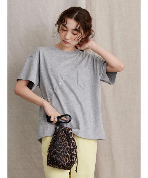 AMERICAN HOLIC(アメリカンホリック)の「きちんとポケットTシャツ2(Tシャツ/カットソー・レディース・グレー系その他・L/M)」の5枚目の写真