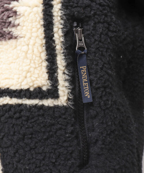 PENDLETON（ペンドルトン）の「【PENDLETON/ペンドルトン】Boa Stand Blouson ボアフリース ブルゾン（ブルゾン・メンズ・ホワイト/ブラック/ベージュ/ネイビー・M/L）」の16枚目の写真