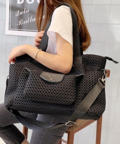 deux amour(ドゥーザムール)の「トートバッグ(ドラムバッグ・レディース・ブラック・FRE)」の3枚目の写真