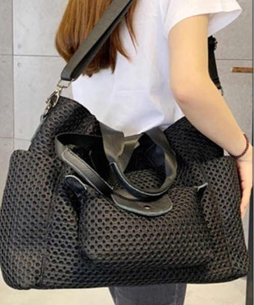 deux amour(ドゥーザムール)の「トートバッグ(ドラムバッグ・レディース・ブラック・FRE)」の4枚目の写真