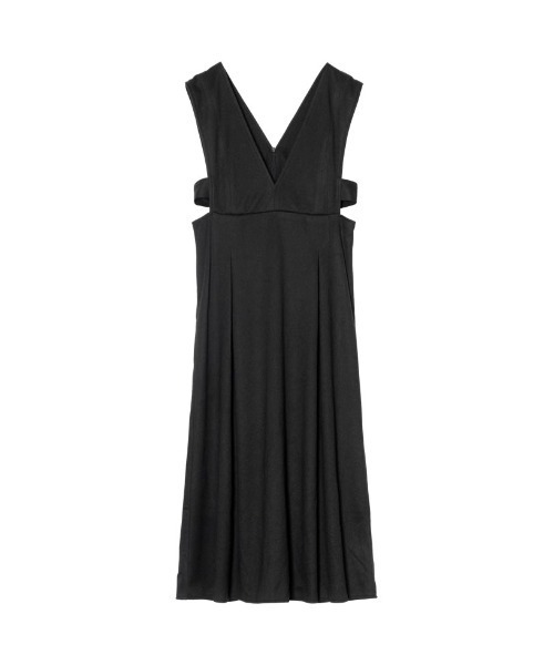 Re:EDIT（リエディ）の「[2022A/W COLLECTION][低身長/高身長サイズ有]ツイード調タックフレアジャンパースカート（ジャンパースカート・レディース・ブラウン系その他/ブラック系その他/ブラック・SHORT/MEDIUM/LARGE/TALL）」の12枚目の写真