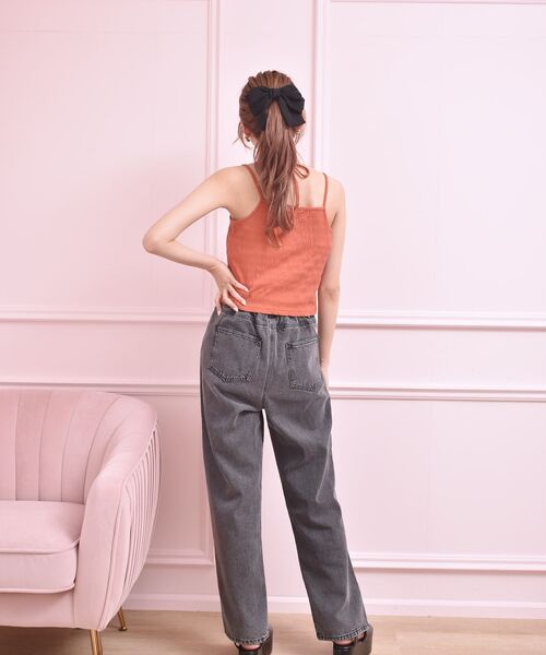 ems excite(エムズエキサイト)の「【セットアイテム】Wリボンカーデ゛SET(Tシャツ/カットソー・レディース・ブラック/オレンジ/ナチュラル・FREE)」の20枚目の写真