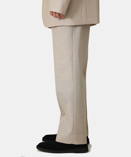 DIGAWEL（ディガウェル）の「DIGAWEL / ディガウェル：CP Intuck Pants：DWVA014[COR]（スラックス・メンズ・ベージュ・1/2）」の9枚目の写真