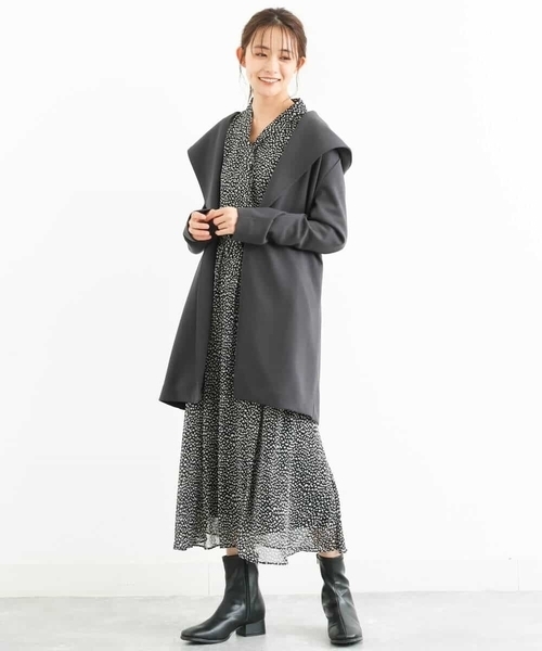 MK MICHEL KLEIN(エムケーミッシェルクラン)の「レオパード柄ボウタイブラウス/洗える(シャツ/ブラウス・レディース・ブラック/モカ・38)」の14枚目の写真