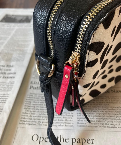 Pal collection(パルコレクション)の「ハラコ風ショルダーバック(ショルダーバッグ・レディース・ホワイト/ホワイト系その他/ブラック系その他・FREE)」の10枚目の写真