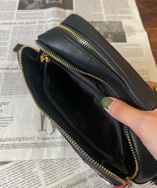 Pal collection(パルコレクション)の「ハラコ風ショルダーバック(ショルダーバッグ・レディース・ホワイト/ホワイト系その他/ブラック系その他・FREE)」の13枚目の写真