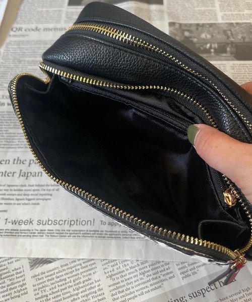 Pal collection(パルコレクション)の「ハラコ風ショルダーバック(ショルダーバッグ・レディース・ホワイト/ホワイト系その他/ブラック系その他・FREE)」の7枚目の写真