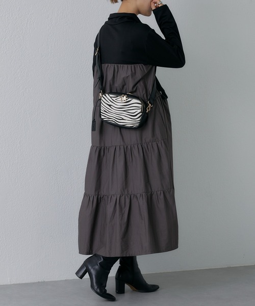 Pal collection(パルコレクション)の「ハラコ風ショルダーバック(ショルダーバッグ・レディース・ホワイト/ホワイト系その他/ブラック系その他・FREE)」の18枚目の写真