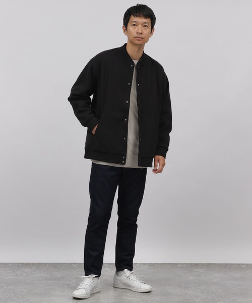 LAKOLE（ラコレ）の「ウーリーテックスタジャン / 281612（スタジャン・メンズ・アイボリー/ブラック/グリーン・LARGE/X-LARGE/MEDIUM）」の17枚目の写真