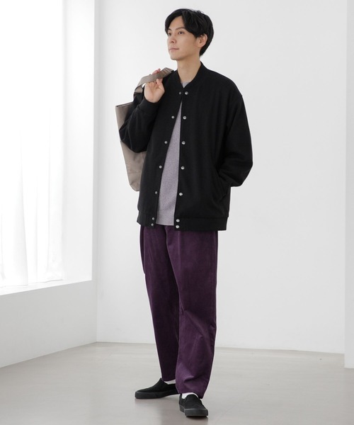 LAKOLE（ラコレ）の「ウーリーテックスタジャン / 281612（スタジャン・メンズ・アイボリー/ブラック/グリーン・LARGE/X-LARGE/MEDIUM）」の10枚目の写真