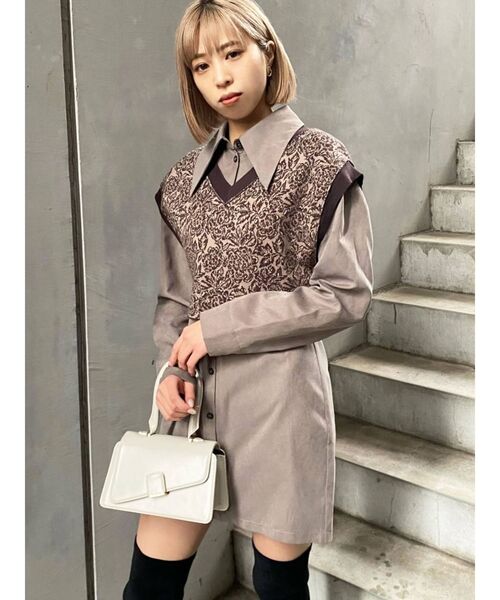 EMODA（エモダ）の「バーアイコンバッグ（ハンドバッグ・レディース・ブラック/その他/アイボリー・FREE）」の10枚目の写真