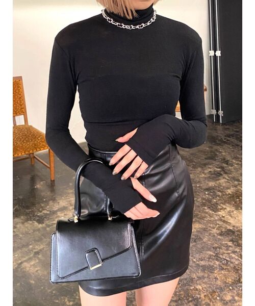 EMODA（エモダ）の「バーアイコンバッグ（ハンドバッグ・レディース・ブラック/その他/アイボリー・FREE）」の14枚目の写真