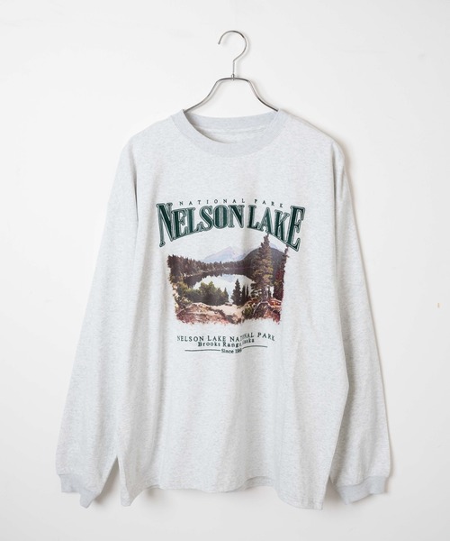 WEGO（ウィゴー）の「WEGO/ヘビーウエイト 刺繍BIGロンT（Tシャツ/カットソー・メンズ・ホワイト/杢グレー・MEDIUM/LARGE）」の7枚目の写真