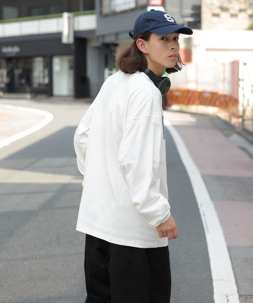 WEGO（ウィゴー）の「WEGO/ヘビーウエイト 刺繍BIGロンT（Tシャツ/カットソー・メンズ・ホワイト/杢グレー・MEDIUM/LARGE）」の10枚目の写真