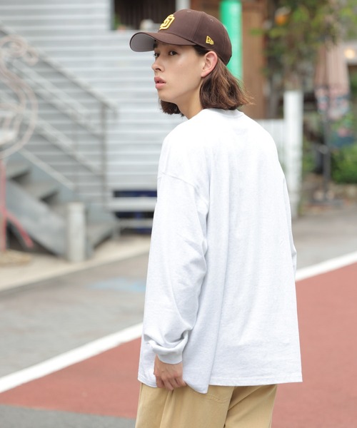 WEGO（ウィゴー）の「WEGO/ヘビーウエイト 刺繍BIGロンT（Tシャツ/カットソー・メンズ・ホワイト/杢グレー・MEDIUM/LARGE）」の16枚目の写真