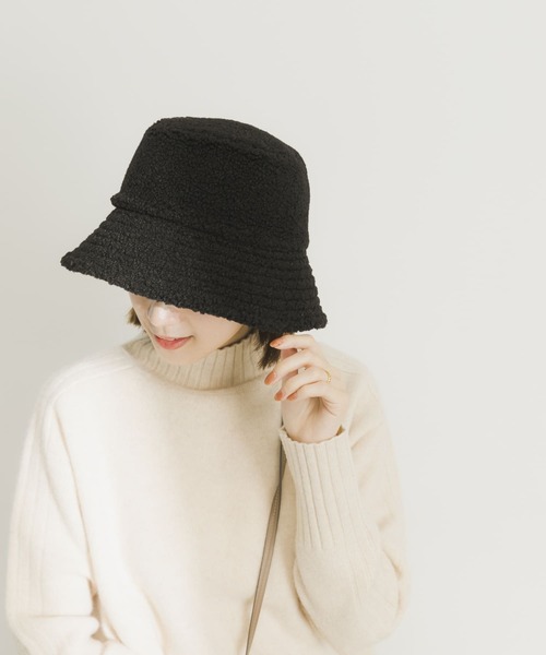 URBAN RESEARCH（アーバンリサーチ）の「リバーシブルボアハット（ハット・レディース・ベージュ/ブラック・FREE）」の8枚目の写真