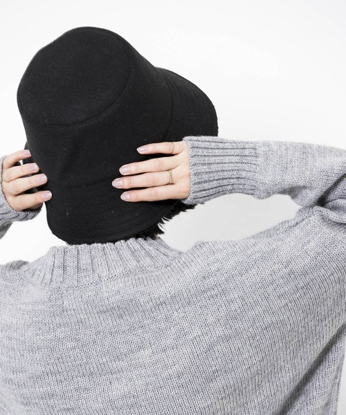 URBAN RESEARCH（アーバンリサーチ）の「リバーシブルボアハット（ハット・レディース・ベージュ/ブラック・FREE）」の9枚目の写真