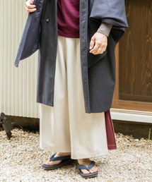 【カヤ】隠れ色 袴風メンズワイドパンツ