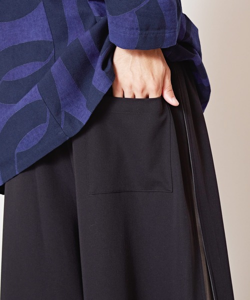 カヤ】隠れ色 袴風メンズワイドパンツ（その他パンツ）｜カヤ