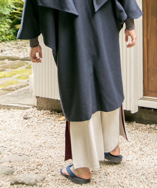 カヤ（カヤ）の「【カヤ】隠れ色 袴風メンズワイドパンツ（その他パンツ・メンズ・アイボリー/グリーン/ネイビー/スミクロ・FREE）」の20枚目の写真