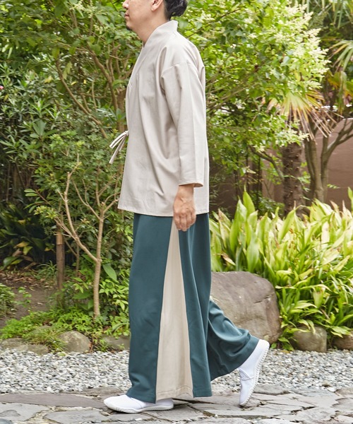 【Hamu様限定】気高し（ケタカシ）メンズ羽織り袴風ワイドパンツ上下セット 楽天市場】袴パンツ 和風 ワイドパンツ メンズ ハカマパンツ
