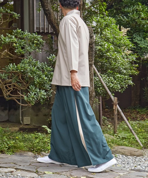 カヤ（カヤ）の「【カヤ】隠れ色 袴風メンズワイドパンツ（その他パンツ・メンズ・アイボリー/グリーン/ネイビー/スミクロ・FREE）」の21枚目の写真