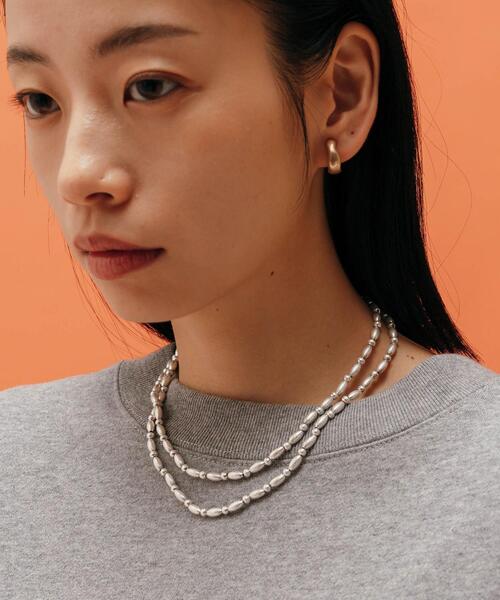 CITEN（シテン）の「＜CITEN＞ ビーズ 3WAY ネックレス（ネックレス・レディース・シルバー・FREE）」の6枚目の写真