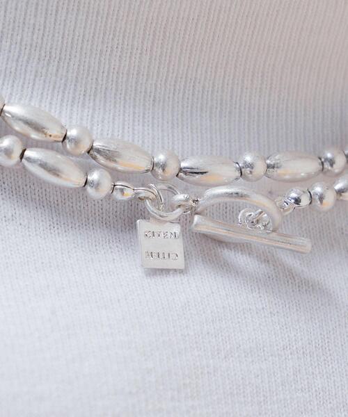 CITEN（シテン）の「＜CITEN＞ ビーズ 3WAY ネックレス（ネックレス・レディース・シルバー・FREE）」の7枚目の写真