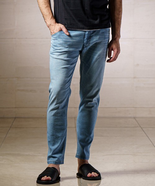 wjk（ダヴルジェイケイ）の「mp10522- thin denim(USED) デニムパンツ
