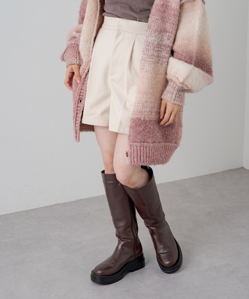 Kastane（カスタネ）の「タックショートパンツ（その他パンツ・レディース・アイボリー/ブラック・FREE）」の6枚目の写真