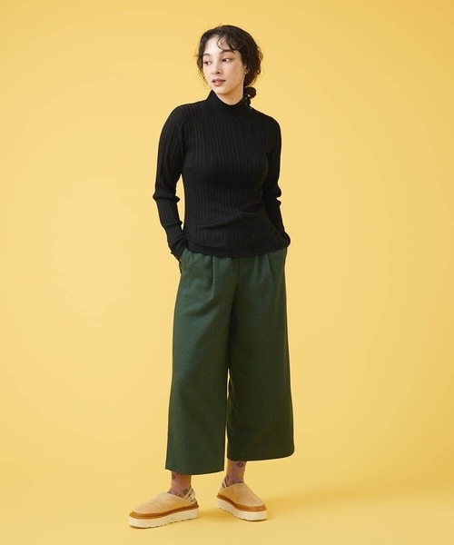 Jocomomola（ホコモモラ）の「ハイネックニットプルオーバー