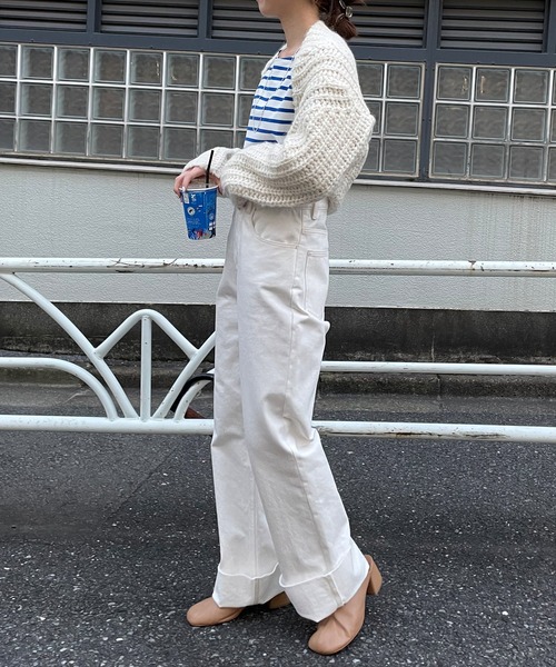 SHENERY（シーナリー）の「ロールアップワイドデニムパンツ