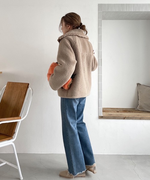 Vicente（ヴィセンテ）の「Short fur jacket（その他アウター・レディース・ブラウン/ベージュ・FREE）」の18枚目の写真