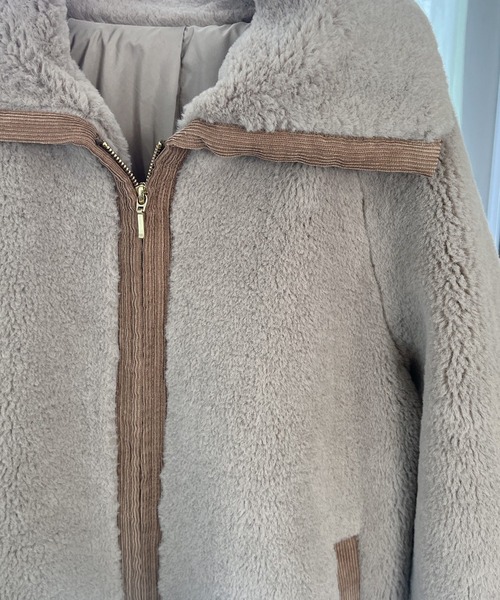 Vicente（ヴィセンテ）の「Short fur jacket（その他アウター・レディース・ブラウン/ベージュ・FREE）」の10枚目の写真