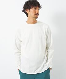 green label relaxing | ラウンドヘム クルーネック ロングスリーブ カットソー(Tシャツ/カットソー)