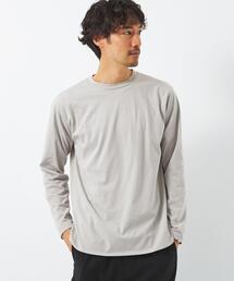 green label relaxing | ラウンドヘム クルーネック ロングスリーブ カットソー(Tシャツ/カットソー)