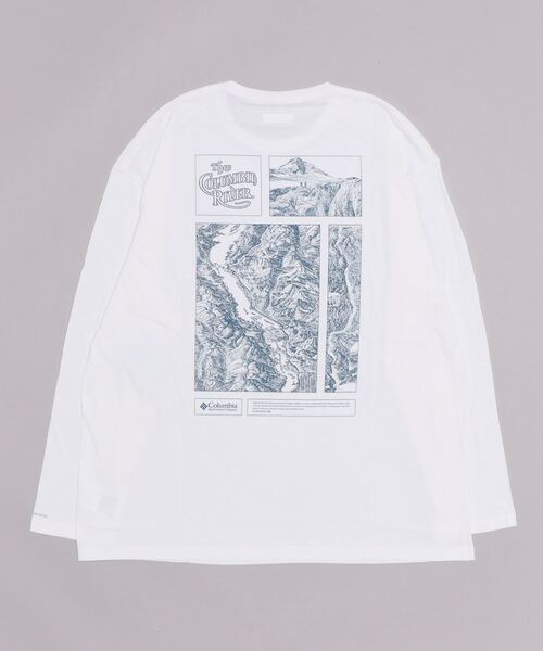 Columbia（コロンビア）の「コロンビア  CSC Alpine Way? Relaxed LS Tee（Tシャツ/カットソー・メンズ・ホワイト/ブラック/サンドグレー・LL/M/S/L）」の4枚目の写真