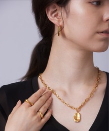 ieLS（イエルズ）の「金属アレルギー対応「ieLS」ステンレス　ダブルチェーンデザインネックレス（ネックレス）」