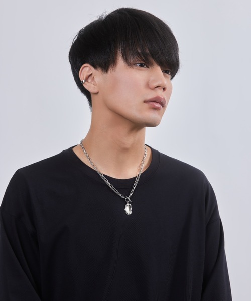 ieLS（イエルズ）の「金属アレルギー対応「ieLS」ステンレス　ダブルチェーンデザインネックレス（ネックレス・メンズ・ゴールド/シルバー・ONE SIZE）」の12枚目の写真