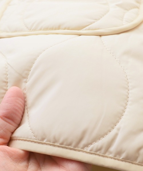 reca（レカ）の「ボアベスト付きキルティングジャケット（その他アウター・レディース・アイボリー/ベージュ/ブラック・M）」の18枚目の写真